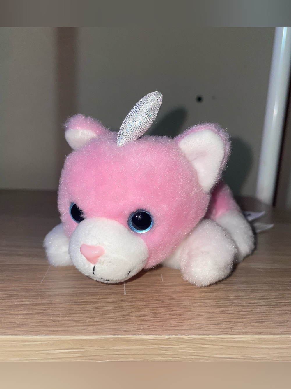 Russ Petooties Caticorn Unikitty Cat Unicorn Pink White Soft Plush Toy Small 5”